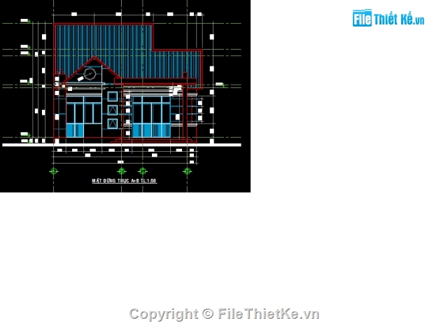 File cad,kiến trúc nhà cấp 4,đầy đủ từ kiến trúc,Nhà ở hiện đại,file cad kiến trúc,nhà cấp 4